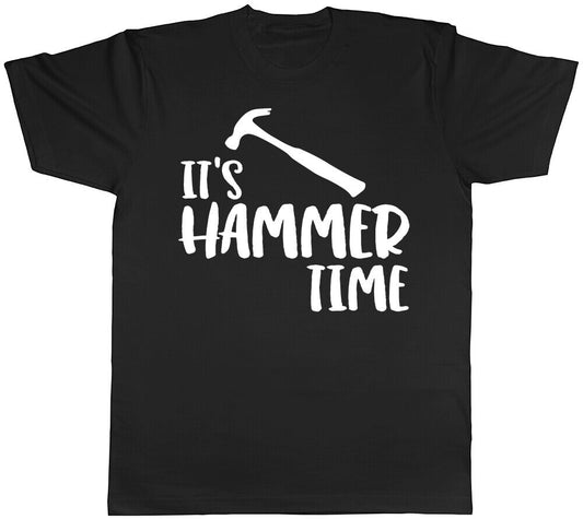 Men's DIY T-Shirt Funny Hammer Time Tools Handyman Father's Day Birthday Tee